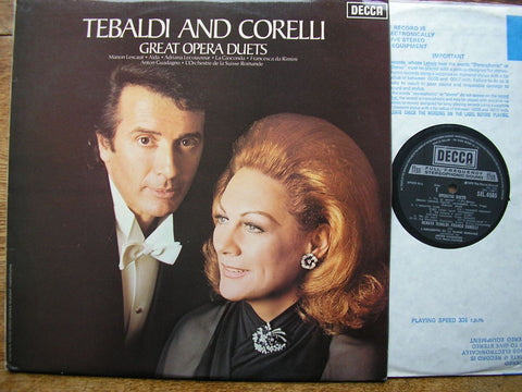 RENATA TEBALDI & FRANCO CORELLI SING GREAT OPERA DUETS: VERDI / CILEA / PUCCINI / PONCHIELLI OSR / GUADAGNO SXL 6585