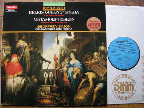 RESPIGHI: BELKIS, QUEEN OF SHEBA / METAMORPHOSEN GOEFFREY SIMON / PHILHARMONIA ABRD 1142