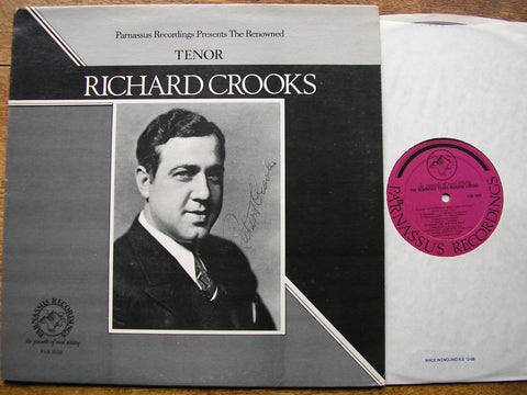 RICHARD CROOKS SINGS ARIAS & SONGS: HANDEL / WAGNER / COATES / GRIEG / KETELBEY / BRAHMS PAR 1020