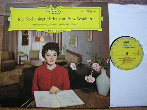 RITA STREICH SINGS SCHUBERT LIEDER RITA STREICH / ERIK WERBA / HEINRICH GEUSER 138 047