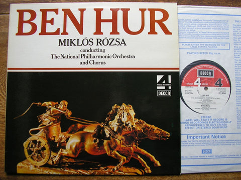 ROZSA: BEN HUR MIKLOS ROZSA / NATIONAL PHILHARMONIC ORCHESTRA PFS 4394