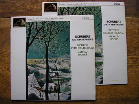 SCHUBERT: DIE WINTERREISE DIETRICH FISCHER - DIESKAU / GERALD MOORE ASD 551 - 552