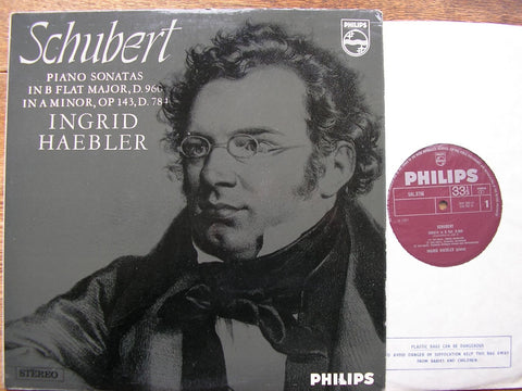 SCHUBERT: PIANO SONATAS D960 & D784 INGRID HAEBLER SAL 3756