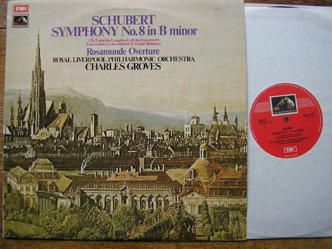 SCHUBERT: 'UNFINISHED' SYMPHONY COMPLETED / 'ROSAMUNDE' OVERTURE GROVES / RLPO ASD 2743