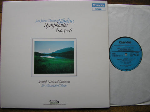 SIBELIUS: SYMPHONIES Nos. 3 & 6 SIR ALEXANDER GIBSON / SCOTTISH NATIONAL ORCHESTRA ABRD 1097