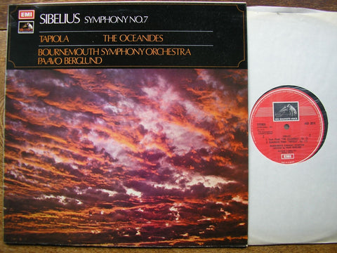 SIBELIUS: SYMPHONY No. 7 / TAPIOLA / THE OCEANIDES  BERGLUND / BOURNEMOUTH SYMPHONY ASD 2874