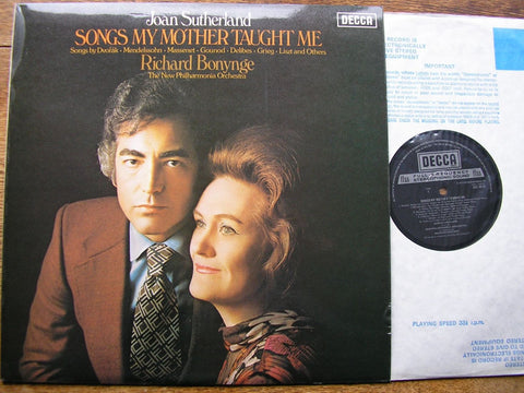 SONGS MY MOTHER TAUGHT ME: JOAN SUTHERLAND / NPO / RICHARD BONYNGE SXL 6619