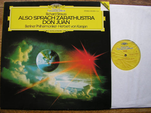 STRAUSS: ALSO SPRACH ZARATHUSTRA / DON JUAN KARAJAN / BERLIN PHILHARMONIC 410 959 1