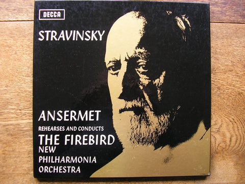 STRAVINSKY: ANSERMET REHEARSES & CONDUCTS 'THE FIREBIRD' ERNEST ANSERMET / NEW PHILHARMONIA SET 468 - 468A