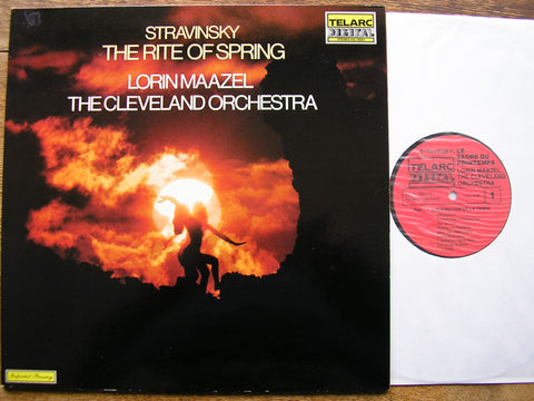 STRAVINSKY: THE RITE OF SPRING LORIN MAAZEL / CLEVELAND ORCHESTRA TELARC 10054