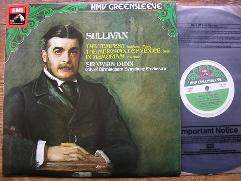 SULLIVAN: THE TEMPEST / THE MERCHANT OF VENICE / IN MEMORIAM SIR VIVIAN DUNN / CBSO ESD 7057