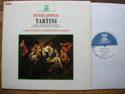 TARTINI: THREE CONCERTOS FOR VIOLIN PIERRE AMOYAL / I SOLOISTI VENETI / CLAUDIO SCIMIONE STU 70972