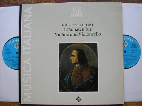 TARTINI: TWELVE SONATAS FOR VIOLIN & CELLO GIOVANNI GUGLIELMO / ANTONIO POCATERRA SAWT 9592 / 3