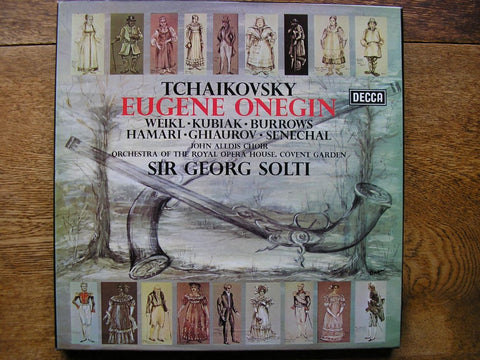 TCHAIKOVSKY: EUGENE ONEGIN WEIKL / KUBIAK / BURROWS / GHIAUROV / OROHCG / SOLTI SET 596-8