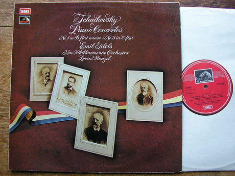 TCHAIKOVSKY: PIANO CONCERTOS NOS.1 & 3   EMIL GILELS / NEW PHILHARMONIA / MAAZEL ASD 3067