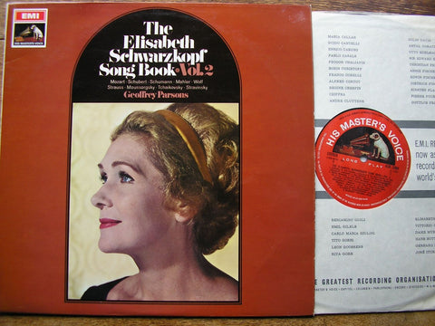 THE ELISABETH SCHWARZKOPF SONG BOOK VOLUME 2 ASD 2404