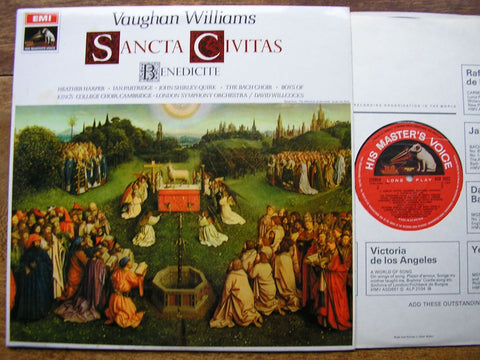 VAUGHAN WILLIAMS: SANCTA CIVITAS / BENEDICITE SOLOISTS / LSO / DAVID WILLCOCKS ASD 2422