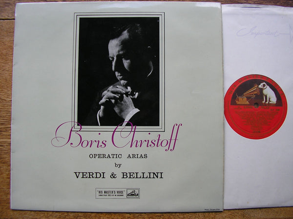VERDI & BELLINI: OPERATIC ARIAS BORIS CHRISTOFF / ROME OPERA / VITTORI ...