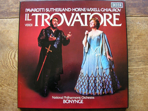 VERDI: IL TROVATORE PAVAROTTI / SUTHERLAND / HORNE / NPO / BONYNGE   D82D3