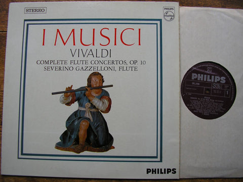 VIVALDI: COMPLETE FLUTE CONCERTOS SEVERINO GAZZELLONI / I MUSICI SAL 3705