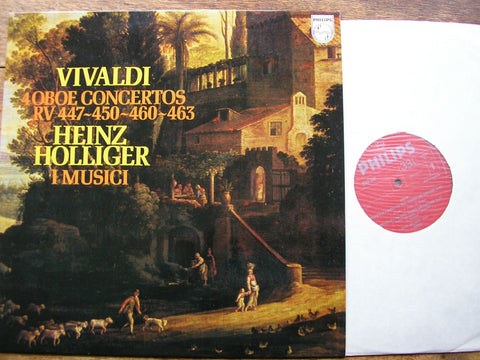 VIVALDI: FOUR OBOE CONCERTOS RV 447 / 450 / 460 / 463 HEINZ HOLLIGER / I MUSICI 9500 044