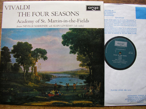 VIVALDI: THE FOUR SEASONS LOVEDAY / ASMIF / MARRINER ZRG 654