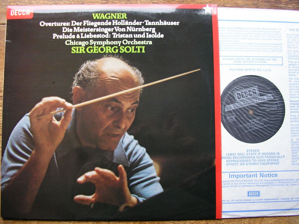 WAGNER: OVERTURES & PRELUDES GEORG SOLTI / CHICAGO SYMPHONY