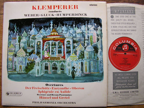 WEBER / HUMPERDINCK / GLUCK: ORCHESTRAL WORKS KLEMPERER / PHILHARMONIA SAX 2417