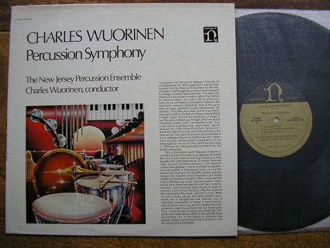 WUORINEN: PERCUSSION SYMPHONY NEW JERSEY PERCUSSION ENSEMBLE / WUORINEN H-71353